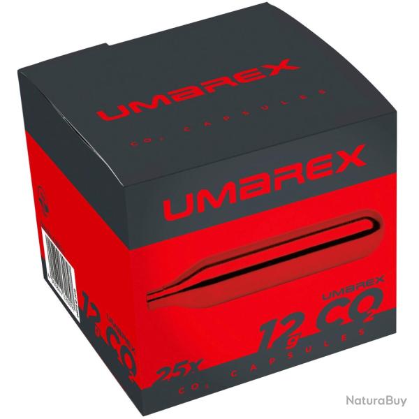 Capsules Co2 12 grammes (Modle: 25 Capsules)