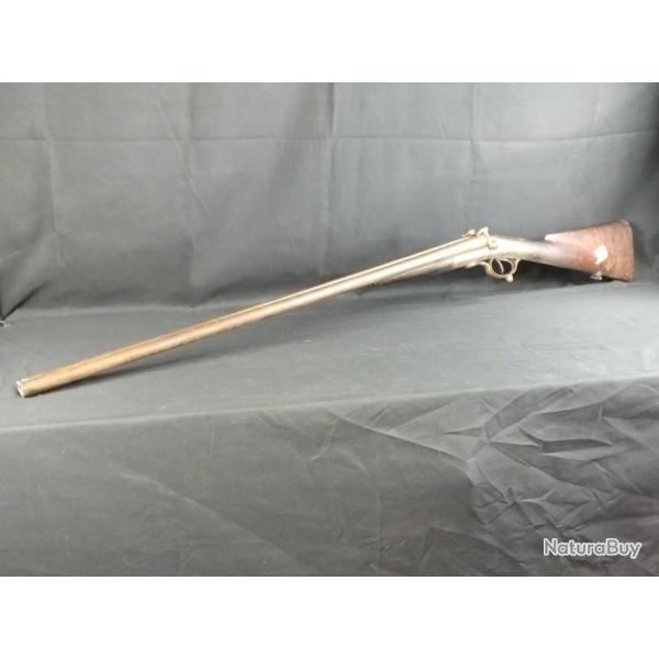Fusil  broche artisanal franais cal.20 A REPARER