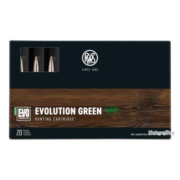 Munitions RWS 6.5x55 SE Evo Green 6.0g 93gr x1 boite