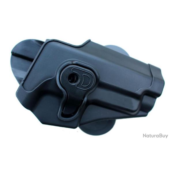 Holster Droitier Rigide Polym�re CQC R�plique Sig Sauer Noir