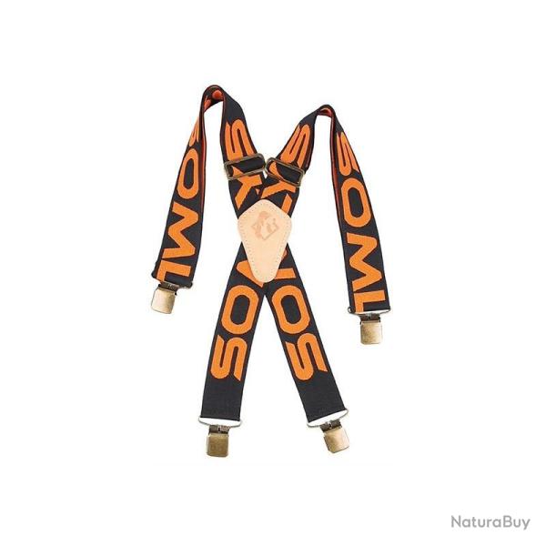Bretelles Larges Elastiques Logo Somlys 178 Orange