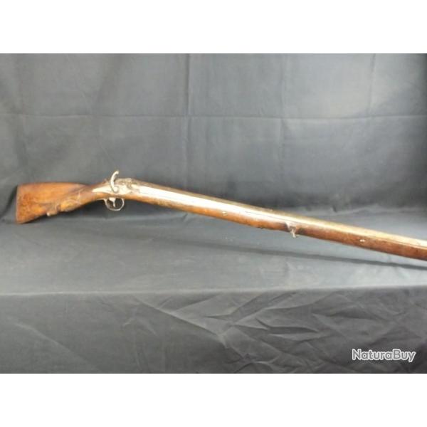 Fusil � percussion d'artisan fran�ais cal.12 type canardier
