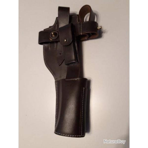 HOLSTER EN CUIR MARRON POUR C-96