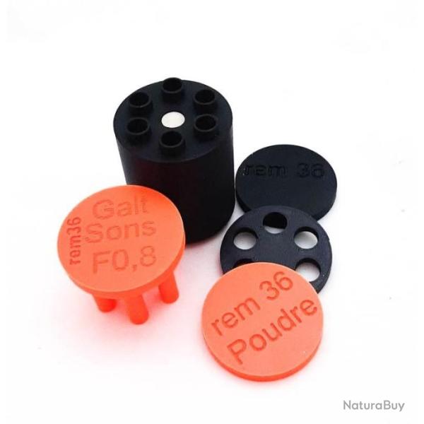 SPEED LOADER Galt Sons REMINGTON NEW NAVY 1858 calibre 36