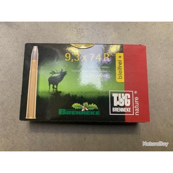 Munitions Brenneke TUG 9.3x74R NATURE 14.26g 220 grains PAR 20