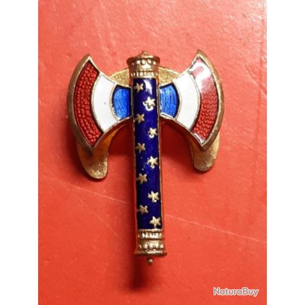 WW2 - Insigne boutonni�re Ordre de la Francisque - 1941/1943 - A.Augis Lyon