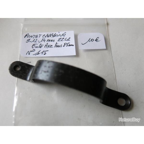 VENDU PAR CUIRASSIER11 N� 115 PONTET  DE CARABINE 9-12-14 MM 22 LR  GAUCHER / MANU ARM