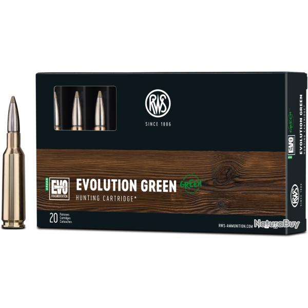 Munitions RWS 7x64 Evo Green 8.2g 127gr x10 boites