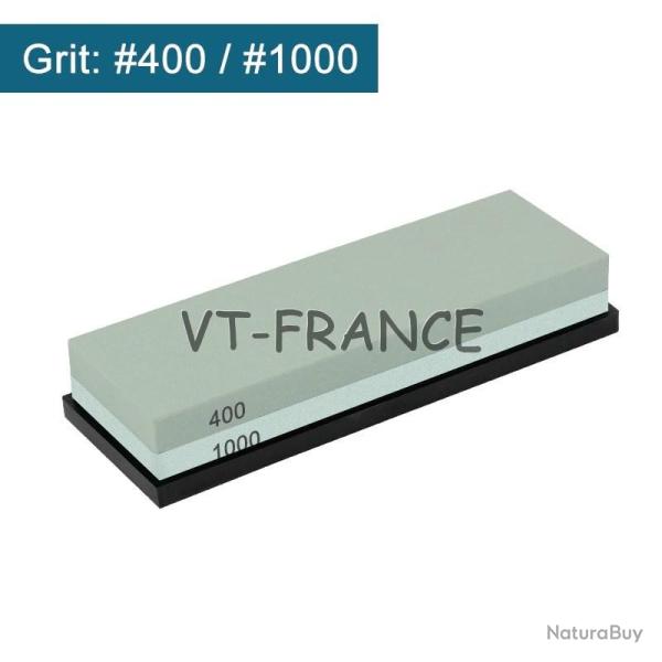 Pierre a Eau a Aiguiser les Couteaux Double Face, Modele: 1000/4000