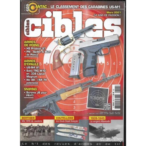 cibles 609 berthier 1890 cavalerie, spiller & burr, sako trg m10, carabine m-4 a1, carabines us m1
