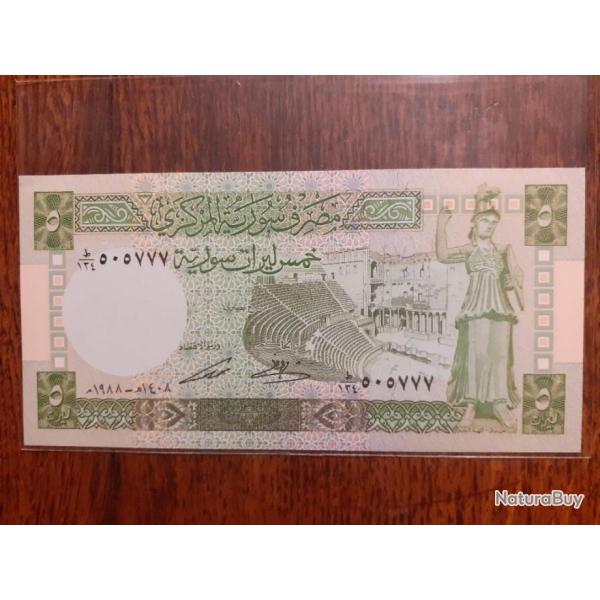 Syrie . 5 pound 1988 neuf