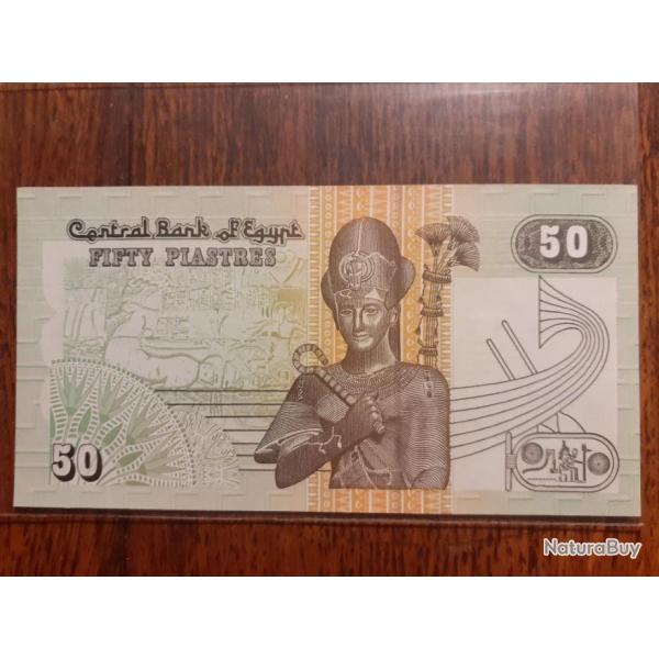 �gypte.  50 piastres neuf