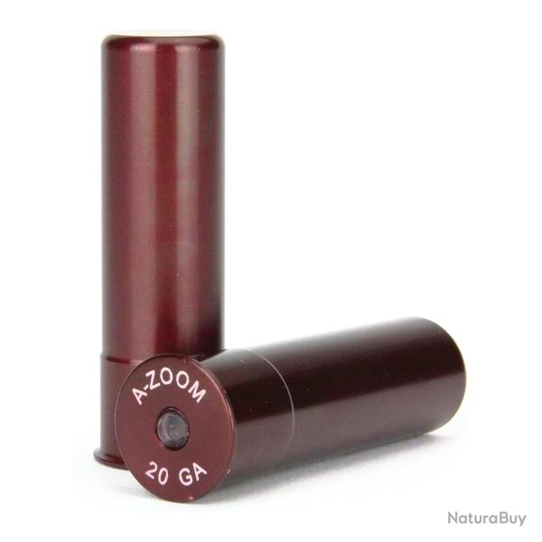 2 douilles amortisseur "Snap cap" cal. 20 en aluminium - A-Zoom