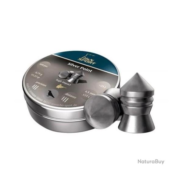 Plombs cal. 4,5 H&N SILVER POINT PAR 400