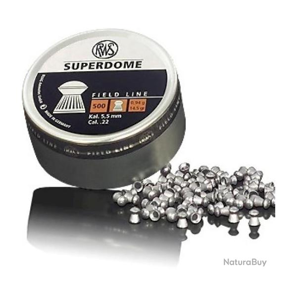 Plombs RWS SUPERDOME Cal.5,5 0.94g 14.5gr par 500