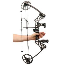 Kit Arc &agrave; poulie Topoint M1 Beginner RH Noir 19-30 pouces 20-70 lbs