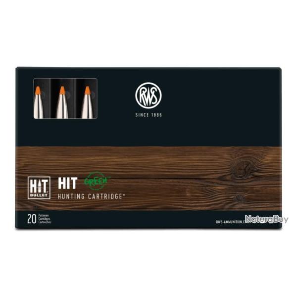 Munitions RWS 8x57 HIT Green 10.4g 160gr x1 boite