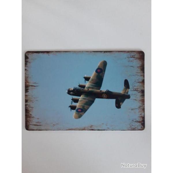 PLAQUE METAL  "LANCASTER" MODELE 2