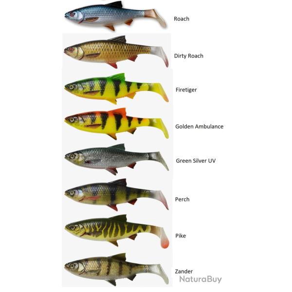 4D RIVER ROACH 18CM 70GR PAR 1 NPC Green Silver