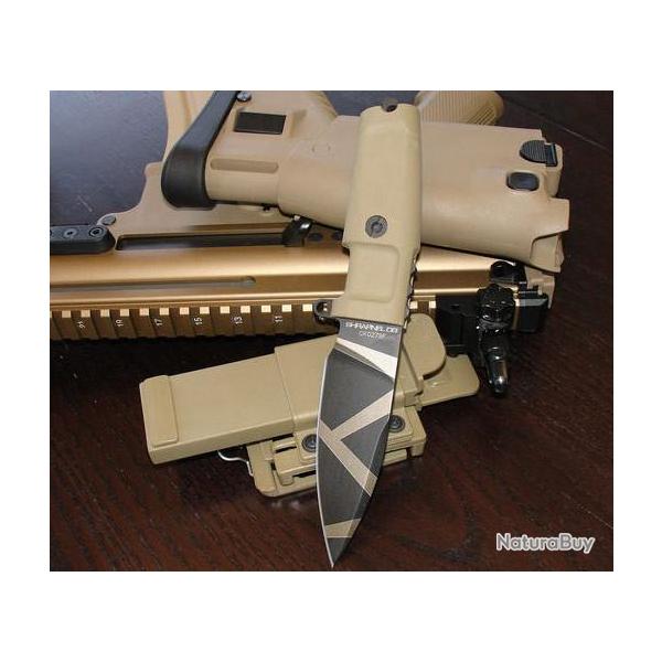 160SHRDW - Couteau EXTREMA RATIO Shrapnel OG Desert Warfare