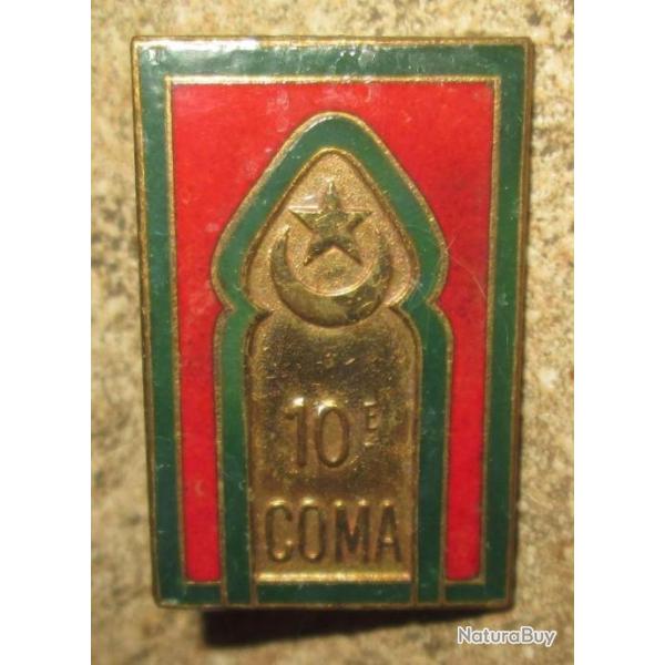 10� Section de C.O.M.A, 34 x 22 mm, vert fonc�, petite pastille