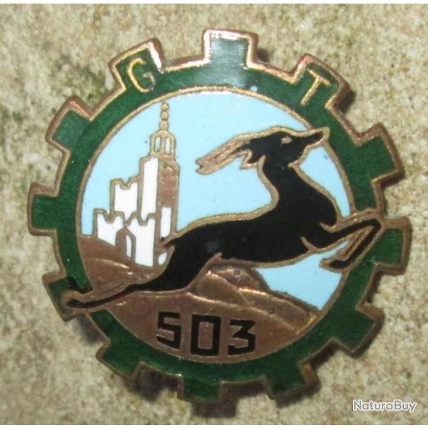 503� G.T, avec sigle, �mail, dos guilloch�