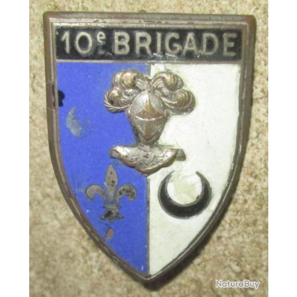 10� Brigade de Cavalerie, �mail, dos guilloch�