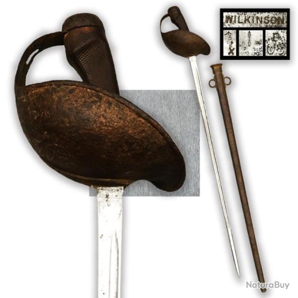 RARE & MASSIF SABRE PALASH DE CAVALERIE BRITANNIQUE WILKINSON WW1 ORIGINAL