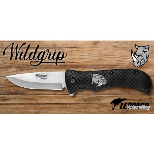 WILDGRIP - COUTEAU DE POCHE 12 CM - RHINOCEROS