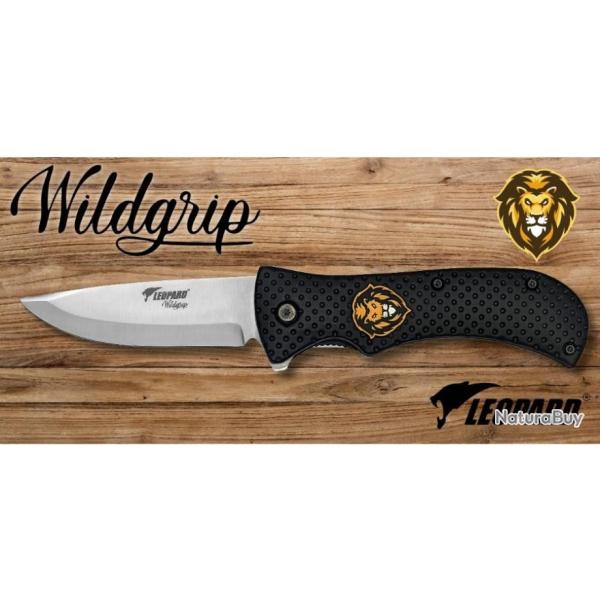 WILDGRIP - COUTEAU DE POCHE 12 CM - LION