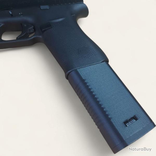 Kit Extension pour Chargeur Glock 23 +10 coups Style mini Kriss Vector