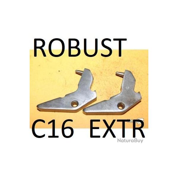 paire chiens NEUFS fusil ROBUST EXTRACTEUR calibre 16 droit + gauche - VENDU PAR JEPERCUTE (s8x303)