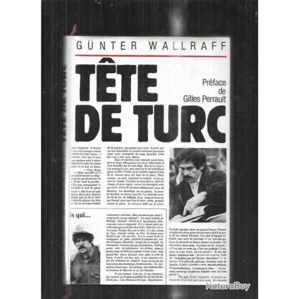 T�te de turc de gunter wallraff , r�cit t�moignage sous couverture