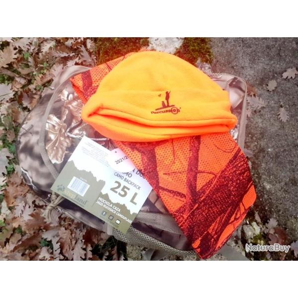 Sac  � dos 25 L Stepland + cl�che et bonnet.