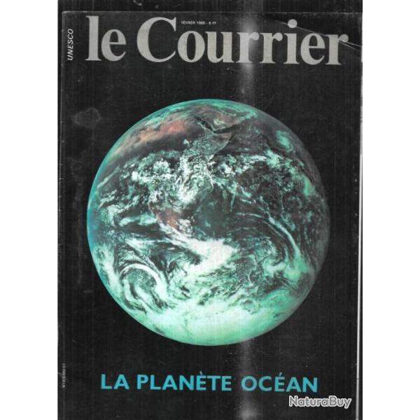 le courrier unesco 4 revues de 1986 , histoire de la terre , plan�te oc�an