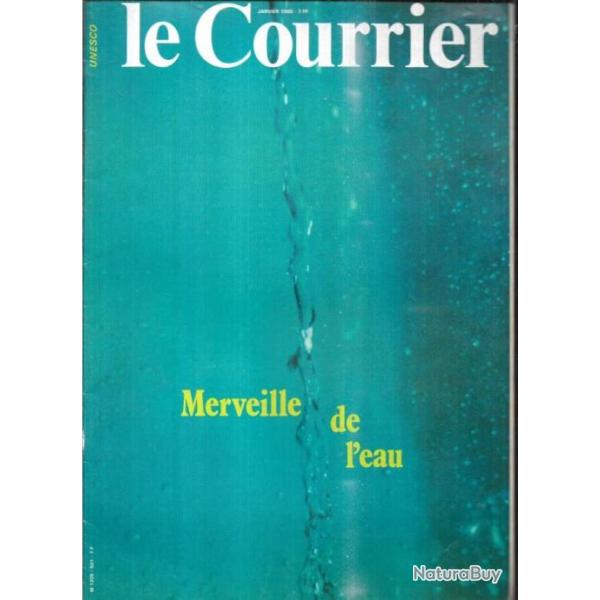 le courrier unesco 6 revues de 1985 , merveille de l'eau, les migrants, l'arch�ologie en question,