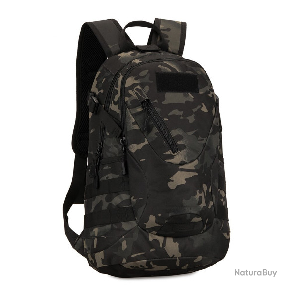 Sac � dos, multifonction, noir/camo.