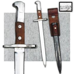 TRES BELLE & RARE BAIONNETTE / POIGNARD DE COMBAT SUISSE ELSENER SCHWYZ MODELE 1906 ORIGINAL 02