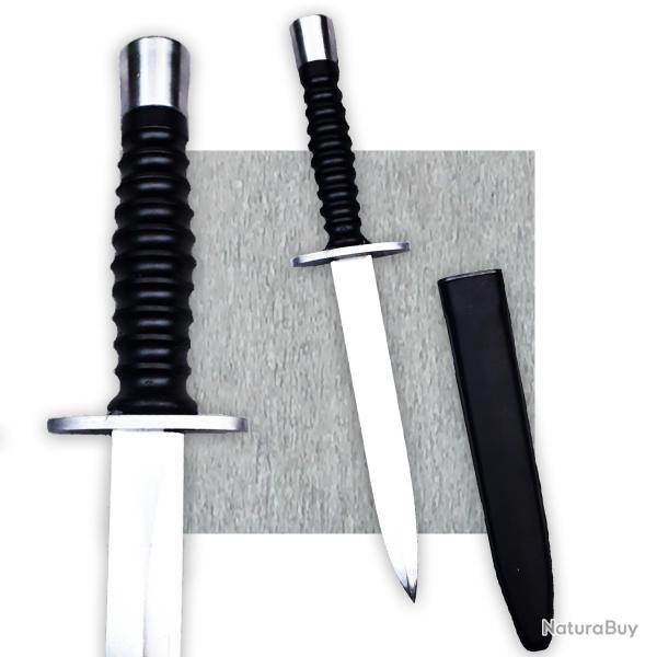 TRES BEAU & SUPERBE POIGNARD / DAGUE SUISSE LAME BRILLANTE TYPE 1957 ORIGINAL