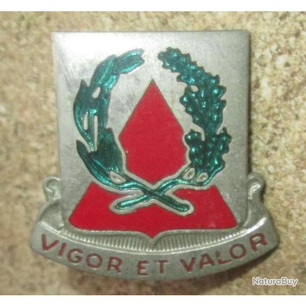 Crest US Army "41st Engineer Battalion" Fabrication Locale Allemagne C.1950