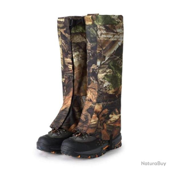 Gu�tres de chasse Camouflage Tissu imperm�able et respirant - LIVRAISON GRATUITE
