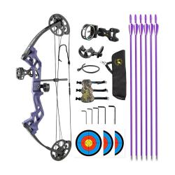 Arc &agrave; poulies Topoint M3 RH Purple 26" 10-30 lbs 17 - 27 in