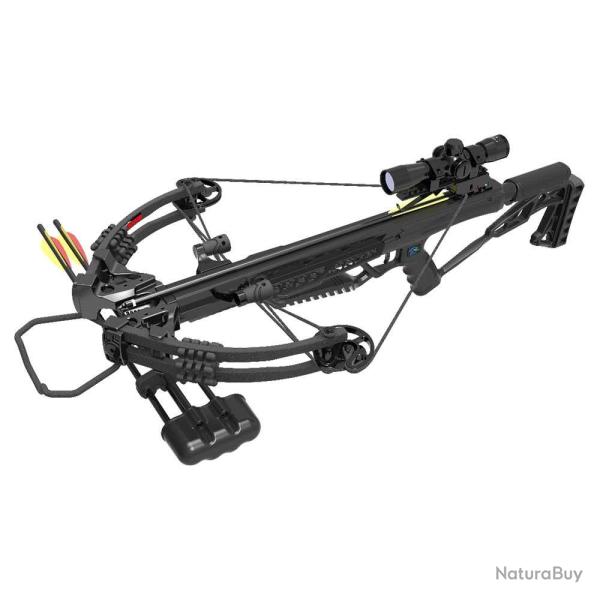 Arbalte  poulies ManKung Jasper XB60 185 lbs 385 FPS Noir