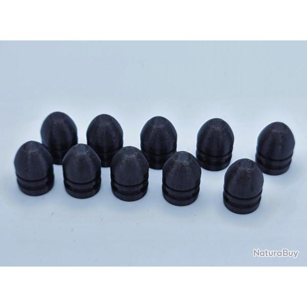 30 Ogives Mini� type cal. 18mm pour tir r�duit T 1822 Bis