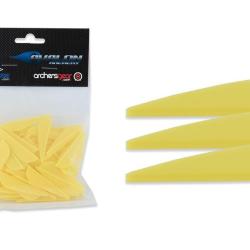 Lot de 100 plumes Avalon pour fl&egrave;che Hybrid Jaune