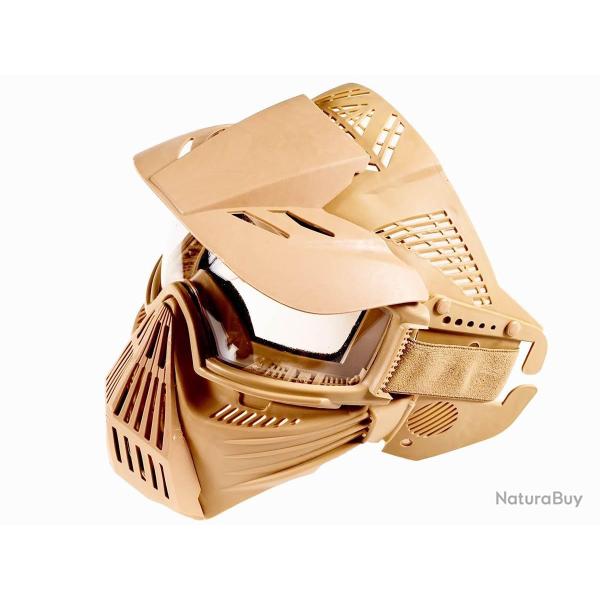 Guerilla Tactical Masque type Paintball Tan avec �cran V2