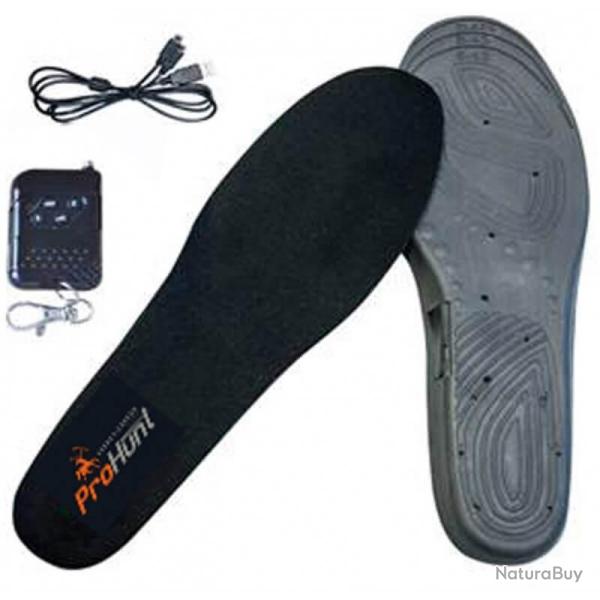 SEMELLES CHAUFFANTES AVEC T�L�COMMANDE PROHUNT - VERNEY-CARRON 39-41