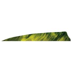 GATEWAY - Plumes naturelles Shield 4" RH TRE TRE JAUNE