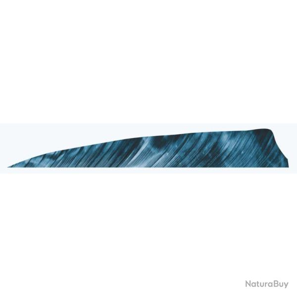 GATEWAY - Plumes naturelles Shield 4" LH TRE TRE BLEU