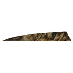 GATEWAY - Plumes naturelles Shield 4" LH TRE TRE BRUN